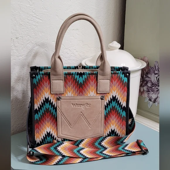 NWOT Montana West Wrangler Tote Purse - Picture 2 of 4